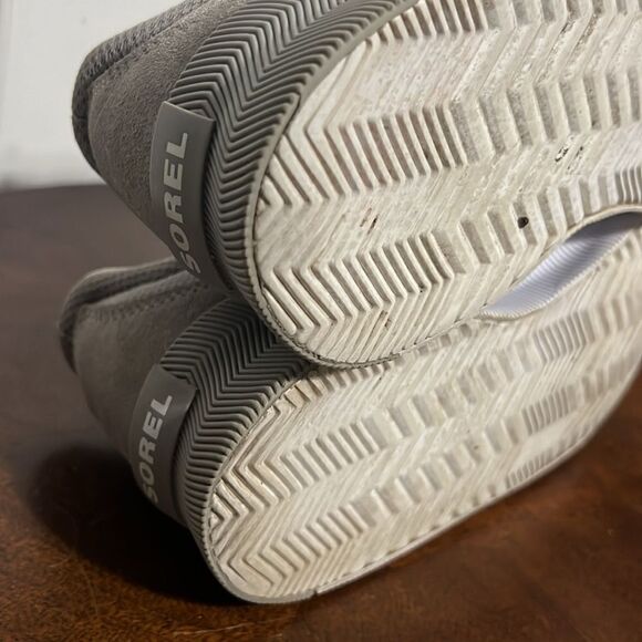 🔥 SOREL Women's Out 'N About III Plus Lace Sneaker Waterproof Suede Sneakers - Picture 12 of 14